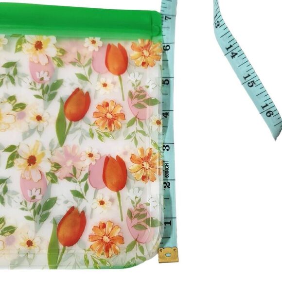 Floral silicone bag set water proof leak proof beach event clear bag - Picture 7 of 10